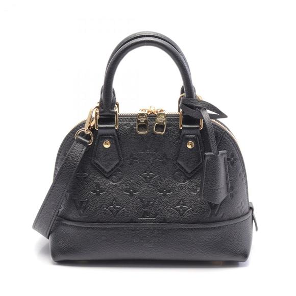 LOUIS VUITTON Neo Alma BB Monogram Empreinte Noir Handbag Leather Black - Picture 2 of 6
